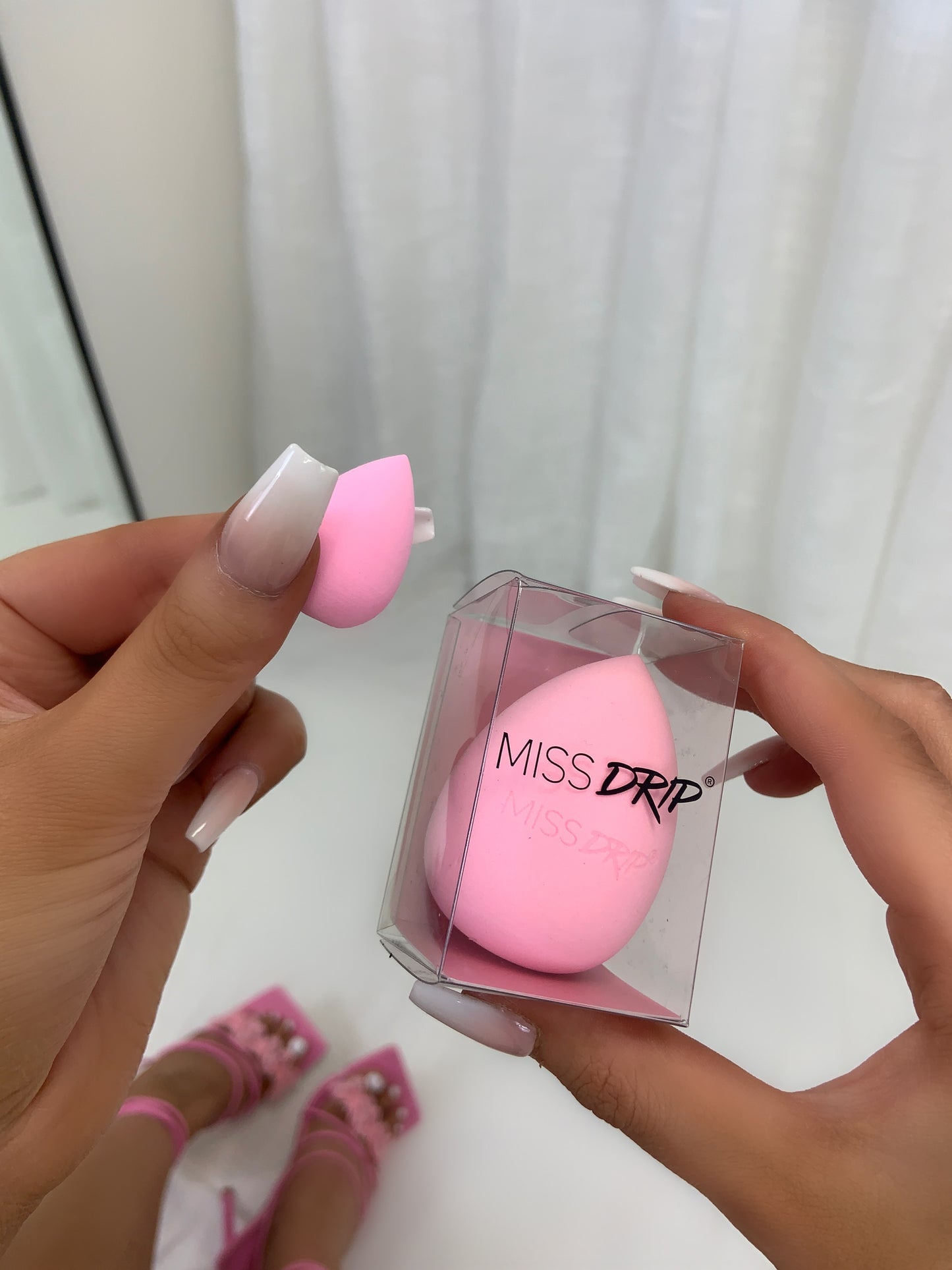 Pink Duo Expanding Blender Sponges