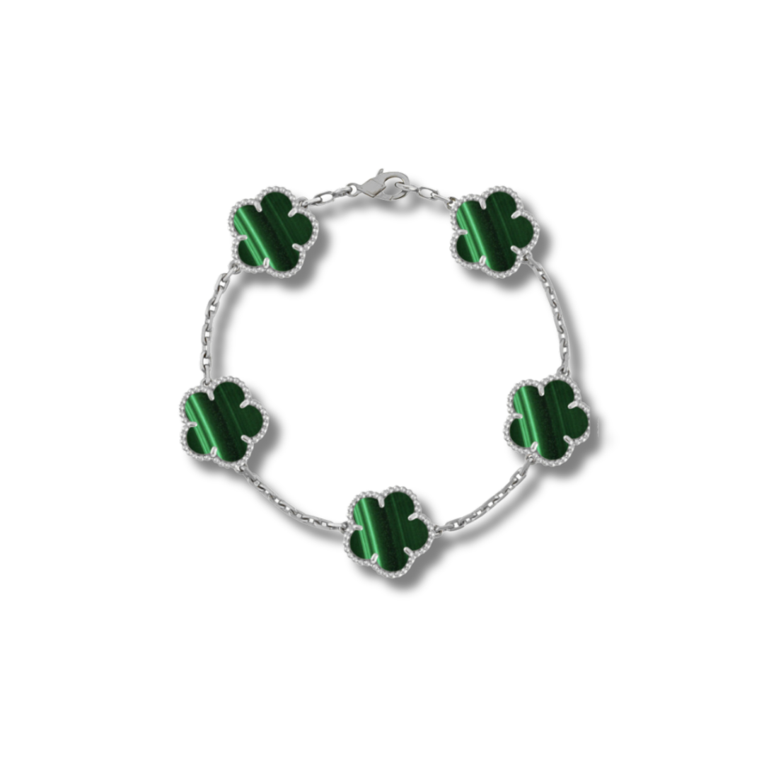 Lydia Clover Bracelet SILVER
