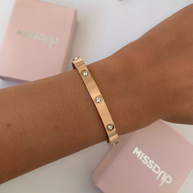 Kimmie Rose Gold Bangle Bracelet