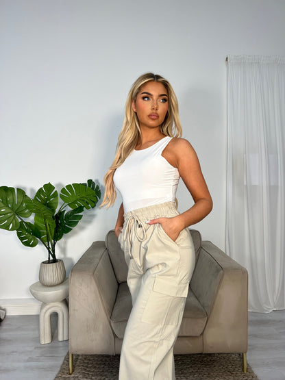 Miss Drips Sleeveless Slinky Bodysuit