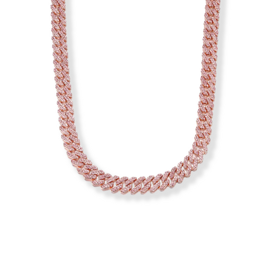 Isla Prong Cuban Chain Pink