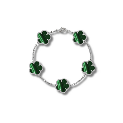 Lydia Clover Armband SILBER