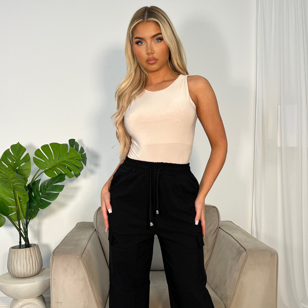 Miss Drips Sleeveless Slinky Bodysuit