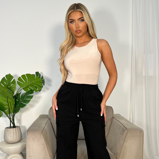 Miss Drips Sleeveless Slinky Bodysuit