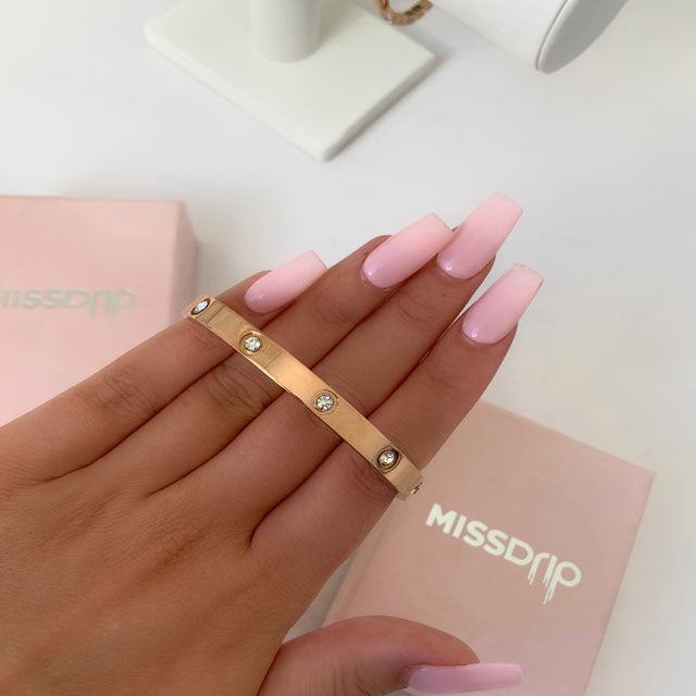 Kimmie Rose Gold Bangle Bracelet