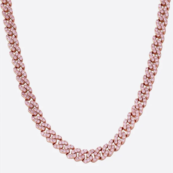 Isla Prong Cuban Chain Pink