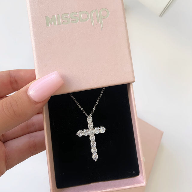 Sienna Sterling Silver Cross Necklace
