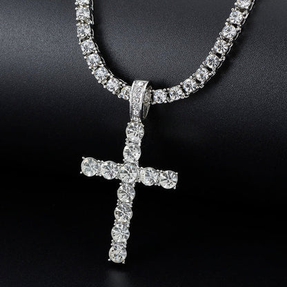 Khloe Tennis Cross Necklace